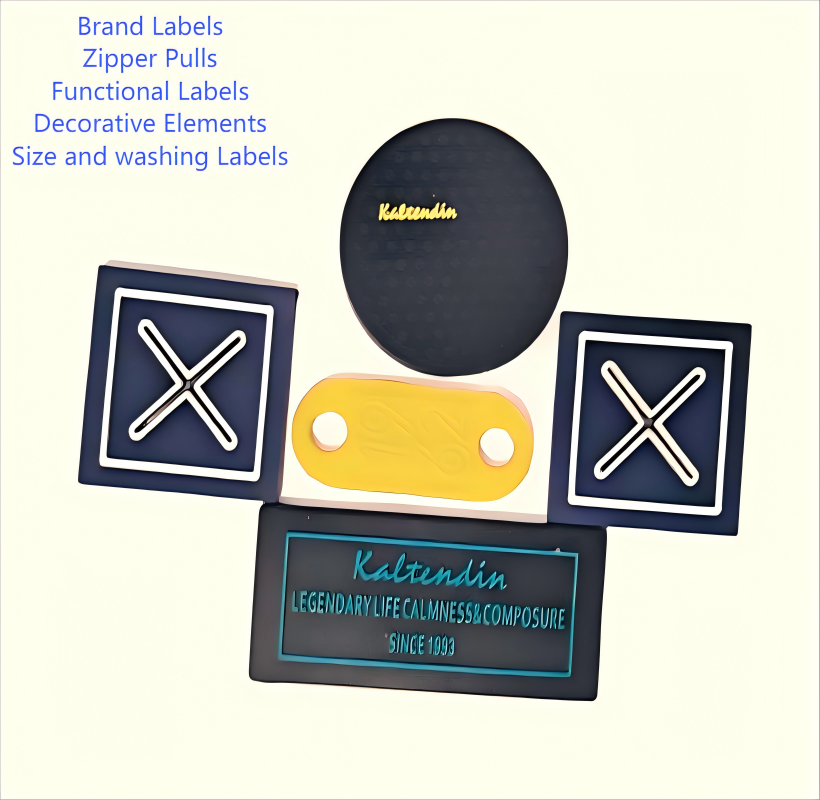 Silicone Emblems and Silicone Tags