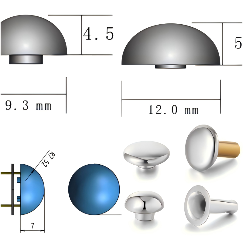 Mushroom Rivet & Flat Rivet