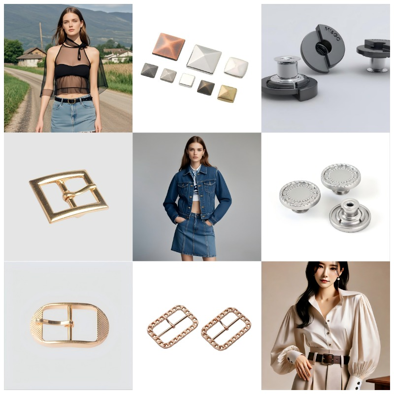 Alloy buckle offering both durability and refined aesthetics in bags