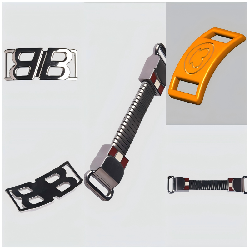 Matte finish alloy buckle enhancing modern bag design