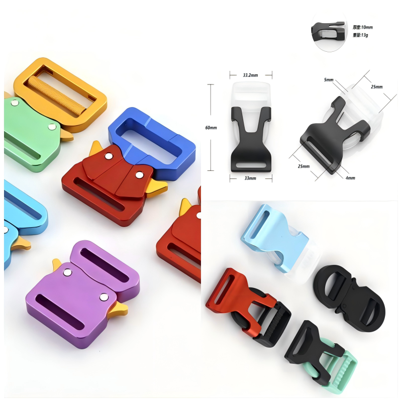 Lightweight aluminum buckle for secure travel gear fastening
