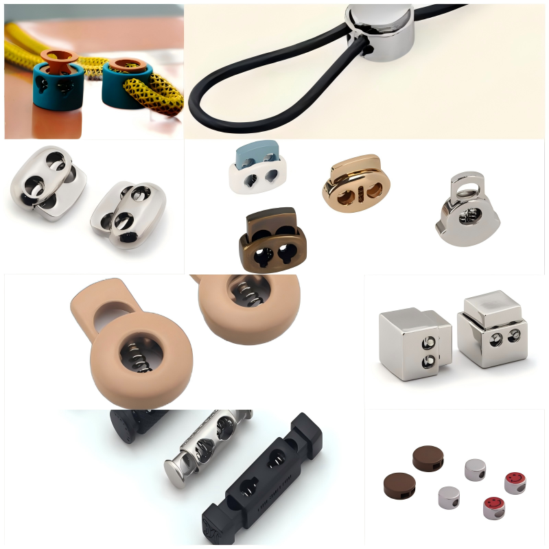 Sleek metal cord stopper for premium streetwear hoodies