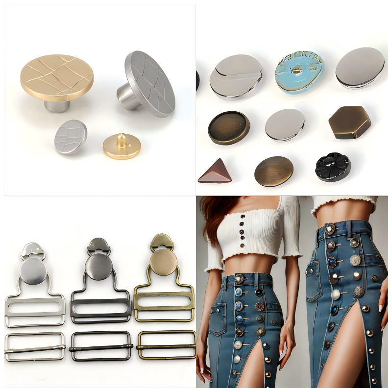 Suspender hardware components for men’s fashion