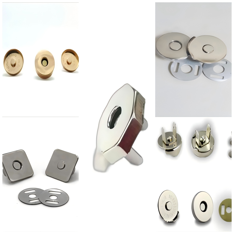 Versatile magnetic button for smooth closure in clothing design