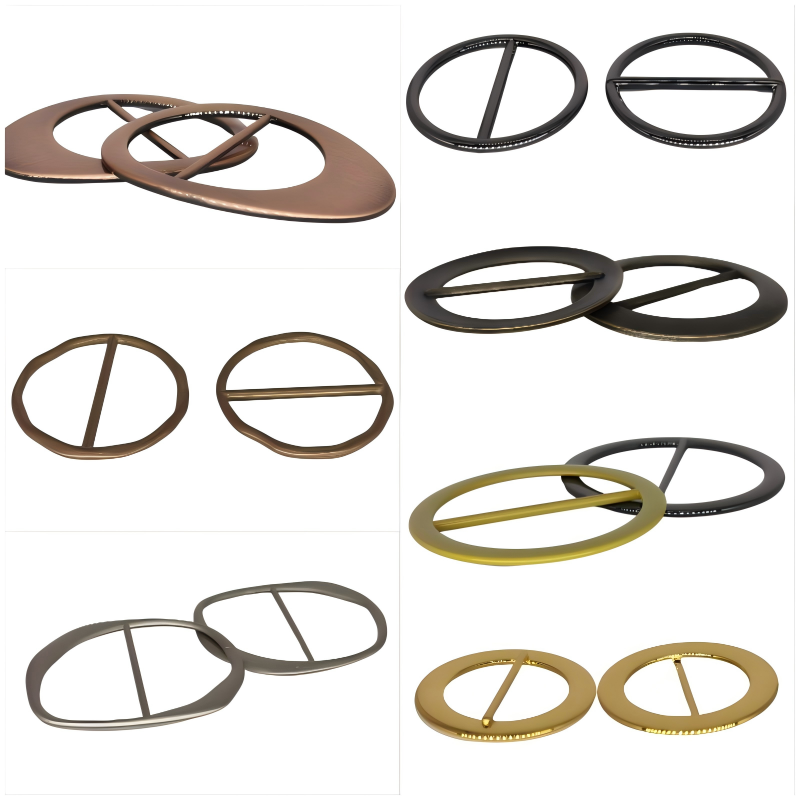Functional alloy buckle used in stylish and utility-based products