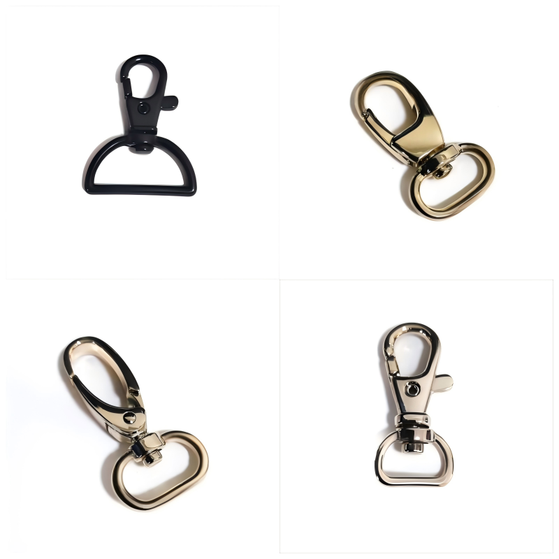 Heavy-duty swivel snap hook with rotating eye for multi-functional use