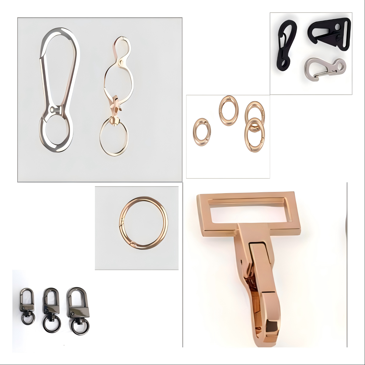 Precision-made swivel eye used in high-end leather bags and accessories