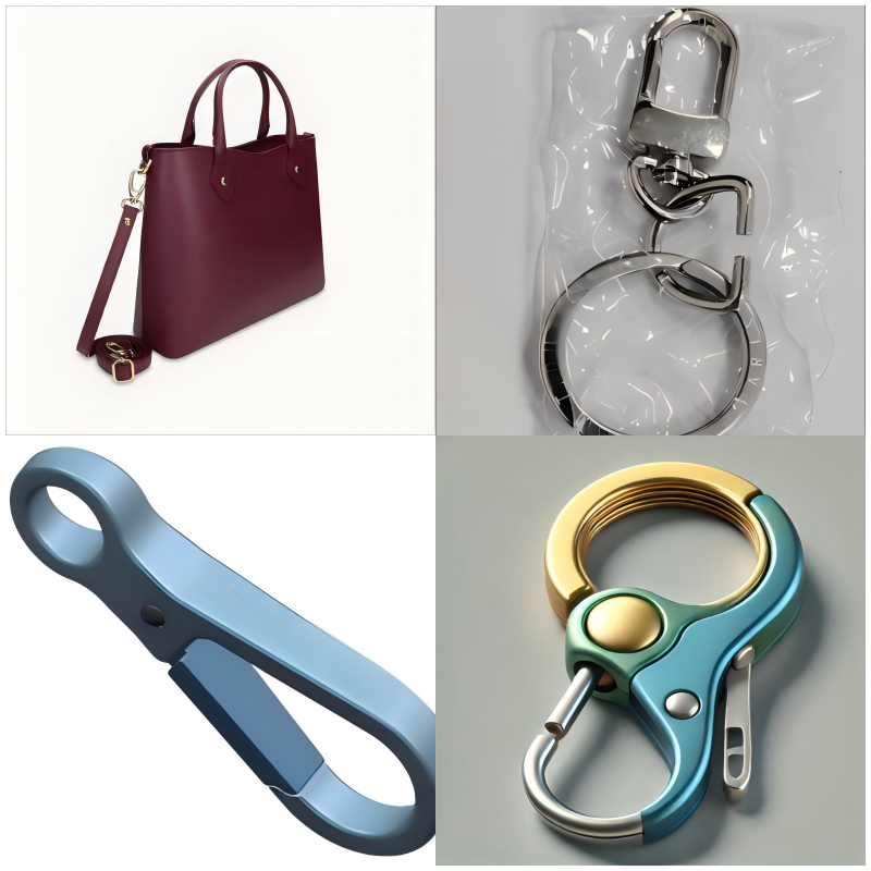 Rugged spring-loaded snap hook for multi-purpose fastening in harsh environments