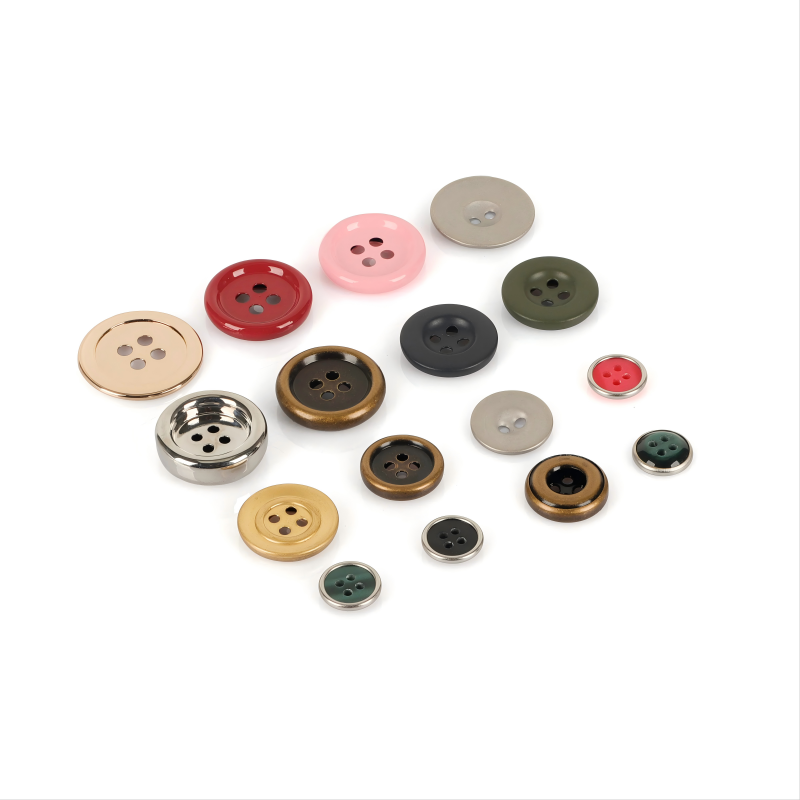 Luxury stem button detail on a leather handbag flap, showing polished finish and sturdy loop shank