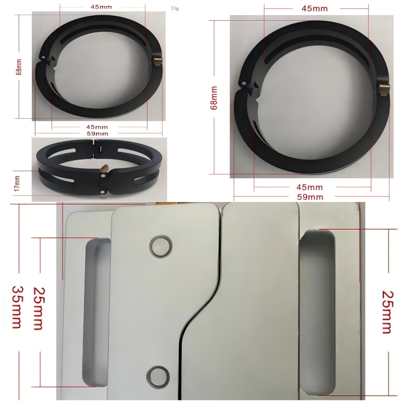 Precision‑machined aluminum alloy buckle with rounded edges and low‑friction pivot, ideal for maritime rigging under harsh seawater conditions