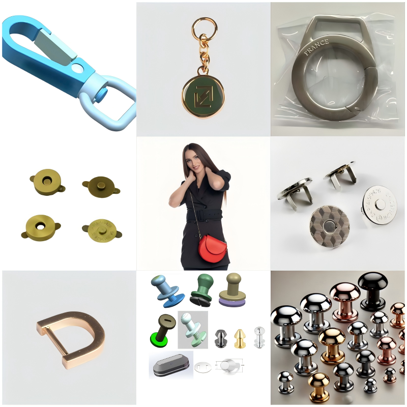 polished brass cone‑shaped bag feet