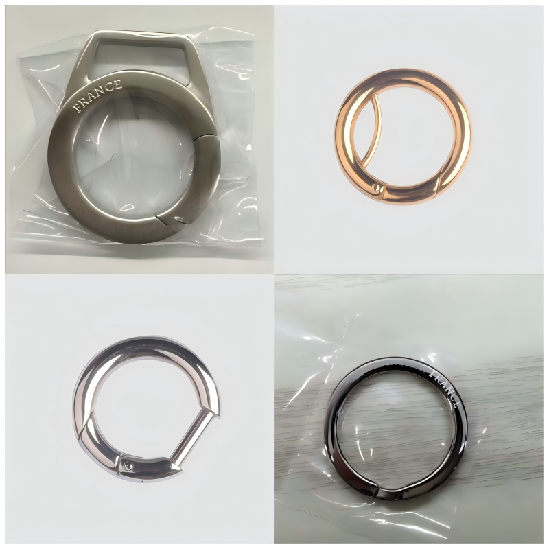 Precision-made 8mm OEM swivel snap hooks for handbag hardware with zinc alloy construction and smooth rotation