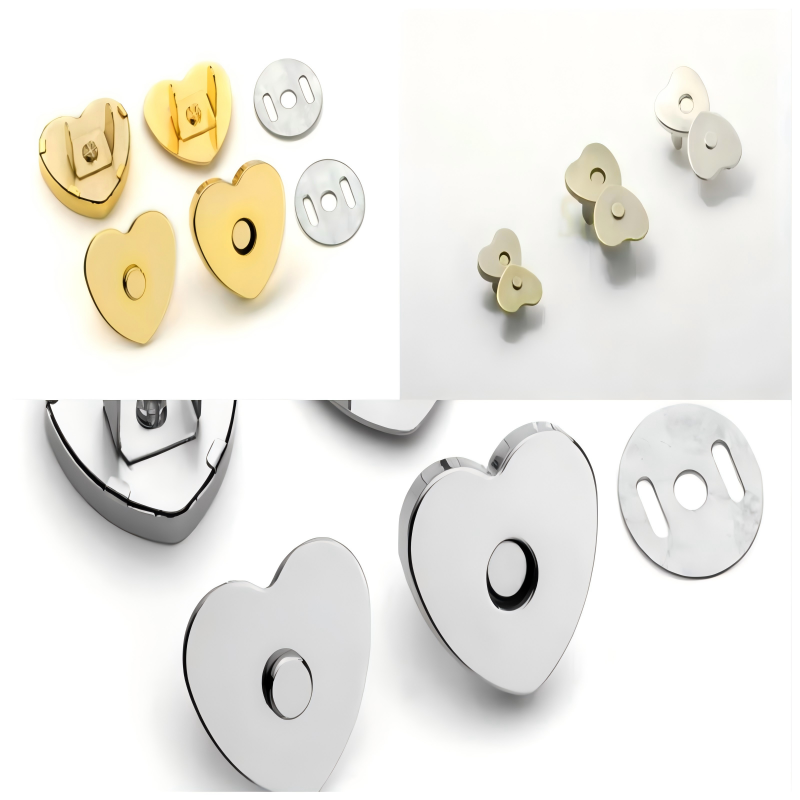 High-strength magnetic snap buttons for fashion, electronics, and machinery, made with ISO-certified production processes