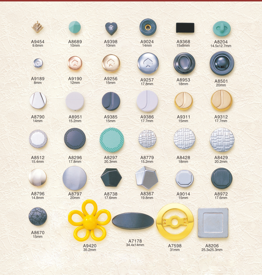 Modern prong snap fastener for fashion accessories
